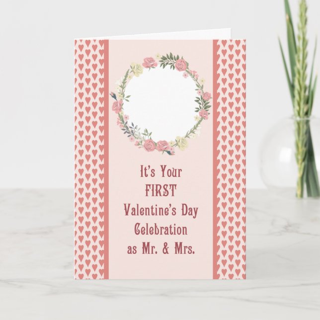 Cartão Primeiro Namorados como novo Casal, Adicionar plac (Frente)