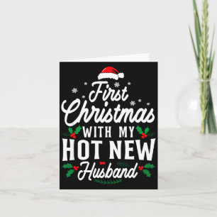 Cartão Primeiro Natal Com Meu Novo Marido Gostoso Present