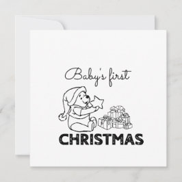 Cartão Primeiro Natal do Bebê