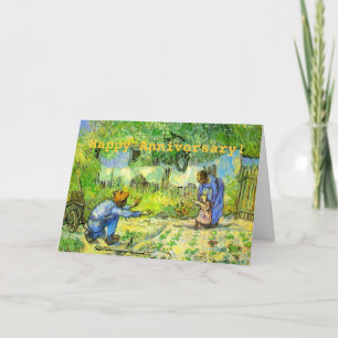 Cartão Primeiros passos, 1890 Vincent van Gogh.