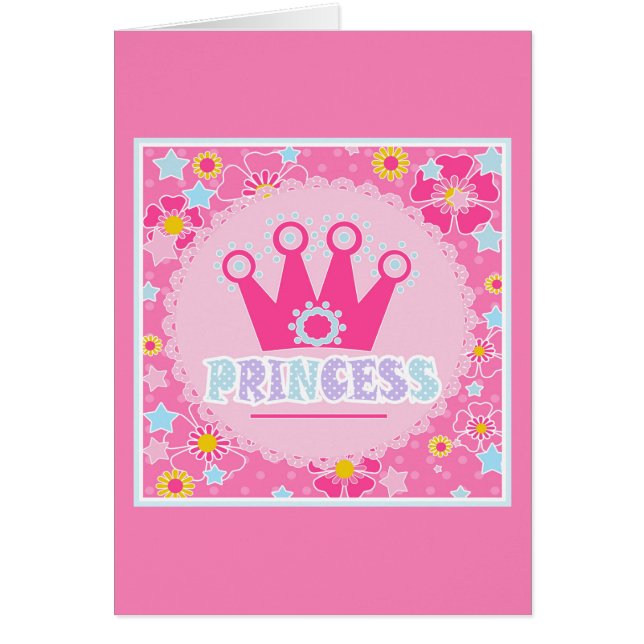Cartão Princesa. (Frente)