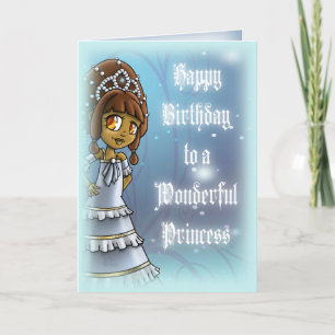 Cartão "Princesa Amelia Birthday Card"
