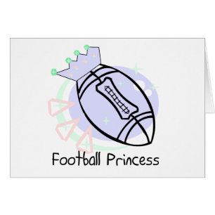Cartão Princesa Camiseta e presentes do futebol