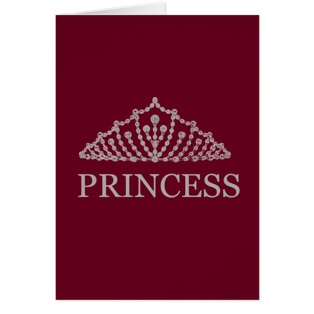 Cartão Princesa Coroa (Frente)