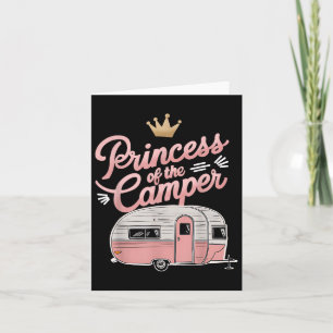 Cartão Princesa De Camper Camping Van Trailer Rv A Women