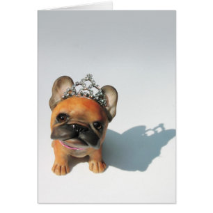 Cartão Princesa de Frenchie