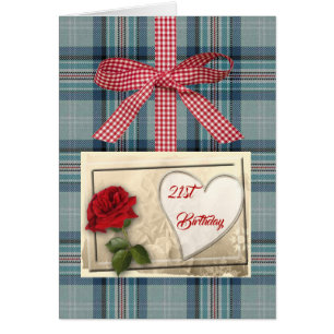 Cartão Princesa Diana Memorial Tartan