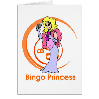 Cartão Princesa do Bingo - mensagem aberta