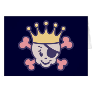 Cartão Princesa do pirata III