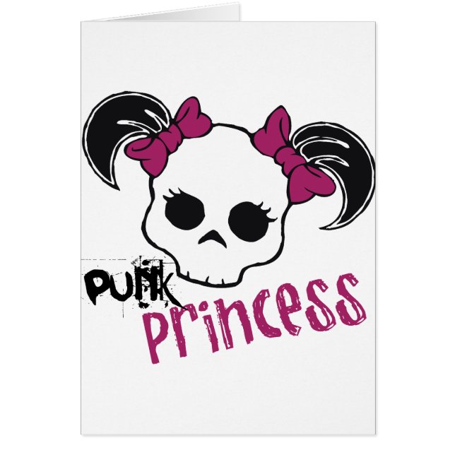 Cartão Princesa do punk (Frente)