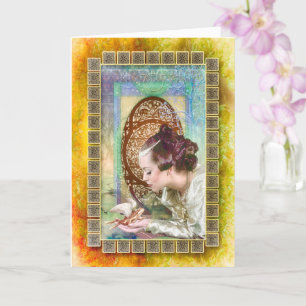 Cartão Princesa e Sapo da princesa