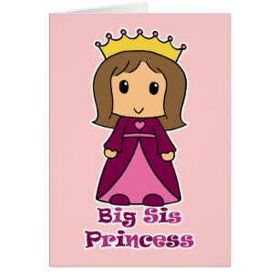 Cartão Princesa grande do Sis