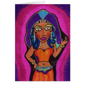 Cartão "Princesa indiana "