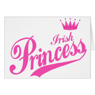 Cartão Princesa irlandesa