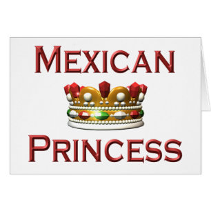 Cartão Princesa mexicana