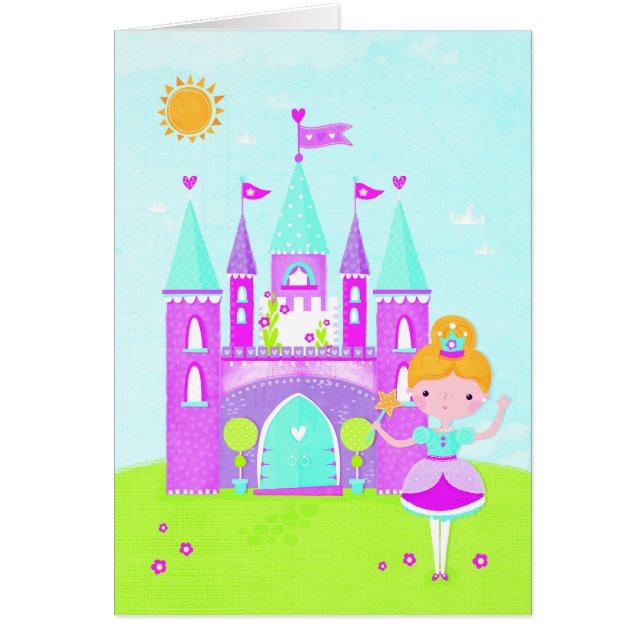 Cartão Princesa pequena (Frente)