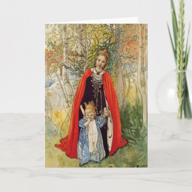 Cartão Princesa Primavera Mãe e Filha (Frente)