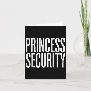 Cartão Princesa Security Protection Retro Castle Mulheres
