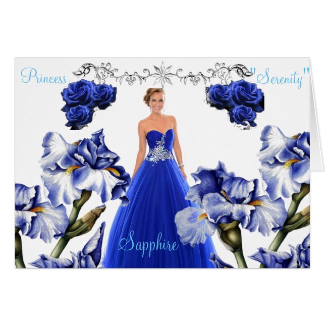 Cartão Princesa Serenidade (Frente Horizontal)