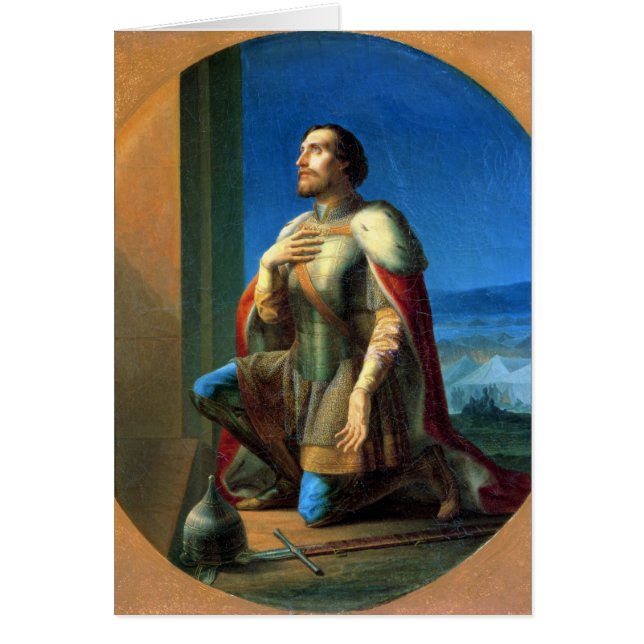Cartão Príncipe de Alexander Nevsky de Novgorod (Frente)