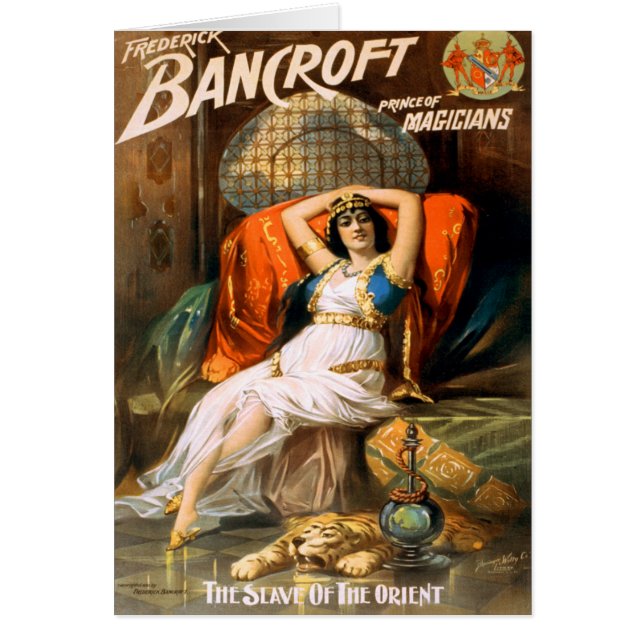 Cartão Príncipe de Frederick Bancroft dos mágicos (Frente)