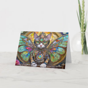 Cartão Príncipe Gatinho da Brigada da Asa da Borboleta