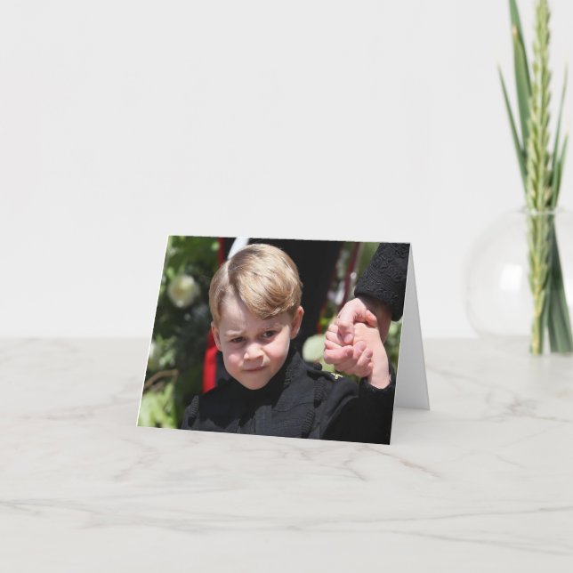 Cartão Príncipe George (Frente)