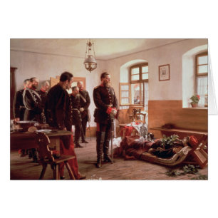 Cartão Príncipe herdeiro Frederick pelo cadáver