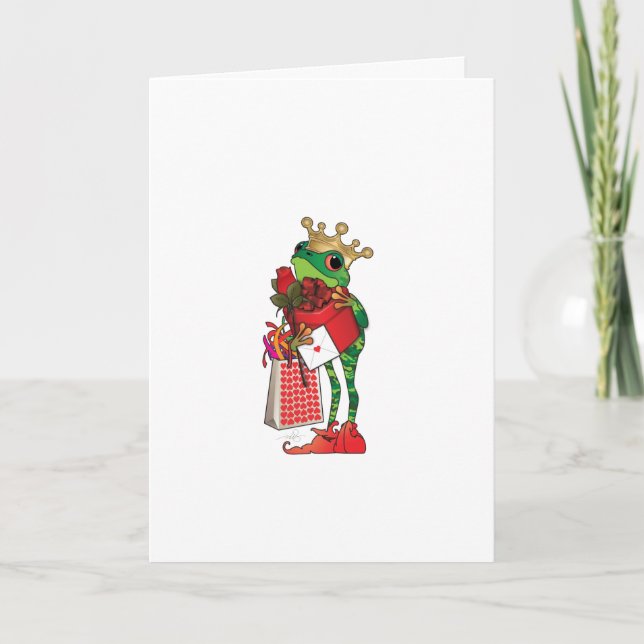 Cartão Príncipe Sapo de Copas (Frente)