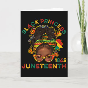 Cartão Príncipes Pretos Juneteenth 1865 Mês da História M