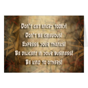 Cartão Princípios REIKI Usui