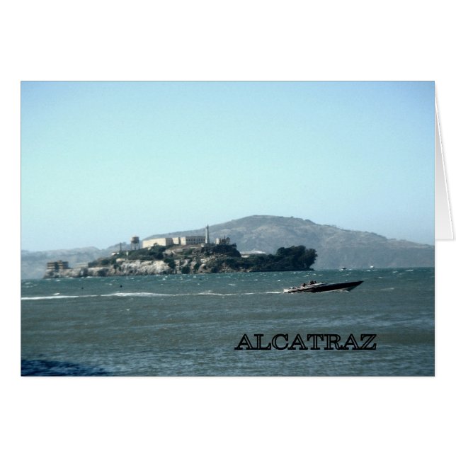 Cartão Prisão de Alcatraz (Frente Horizontal)
