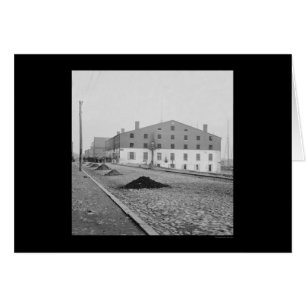 Cartão Prisão Libby em Richmond, VA 1865
