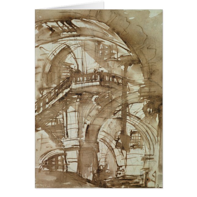 Cartão Prisão romana, c.1744-5 (Frente)