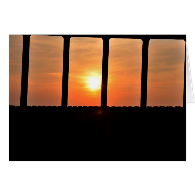 Cartão Prisioneiro Sun (Frente Horizontal)