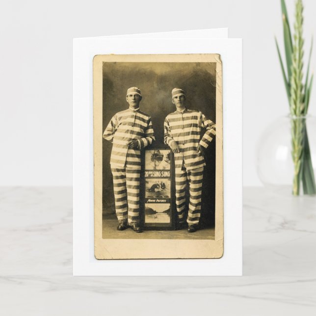 Cartão Prisioneiros Vintage (Frente)