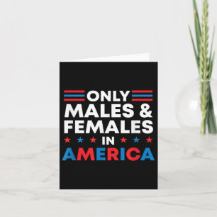 Cartão Pro Trump Gender Revela Apenas Homens E Mulheres