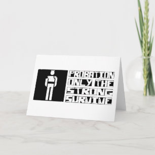 Cartão Probação Sobrevive