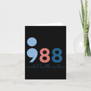 Cartão Problemas de saúde mental