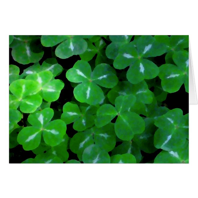 Cartão Procurando a sorte (Frente horizontal)