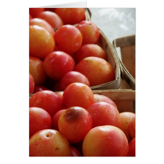 Cartão Produto no mercado de um agricultor (Frente)