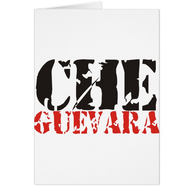 Cartão Produtos & design de Che Guevara! (Frente)