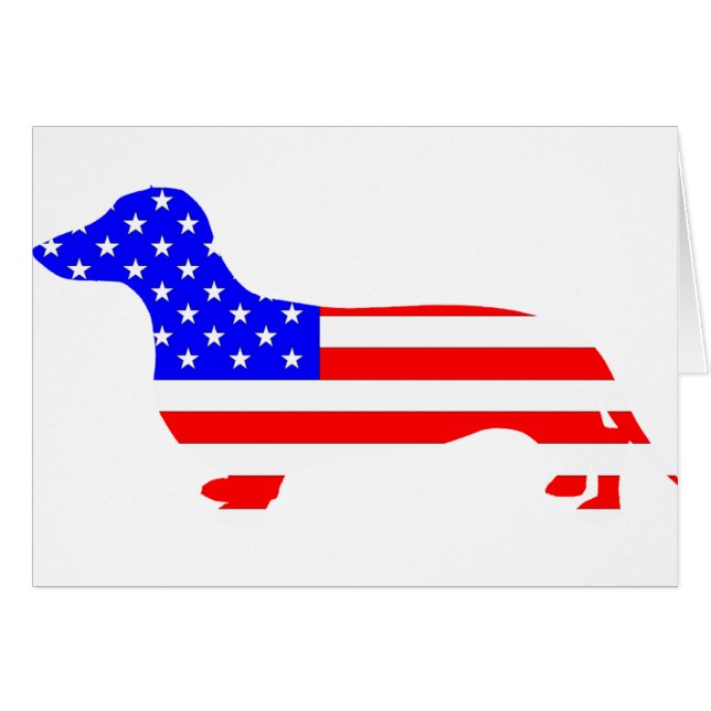 Cartão Produtos & design do Dachshund! (Frente Horizontal)