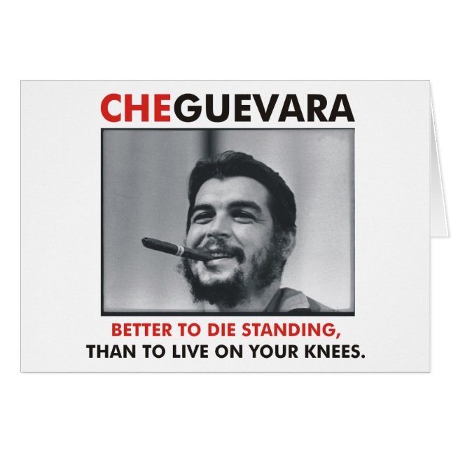 Cartão Produtos e Designs Che Guevara! (Frente Horizontal)