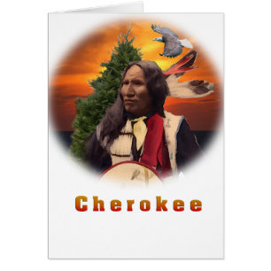 Cartão Produtos indianos Cherokee