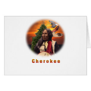 Cartão Produtos indianos Cherokee