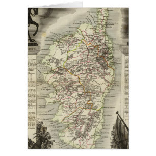 Cartão Produtos locais de heróis, paisagens