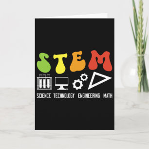 Cartão Professor Apreciado Stem Ensino Groovy Stem