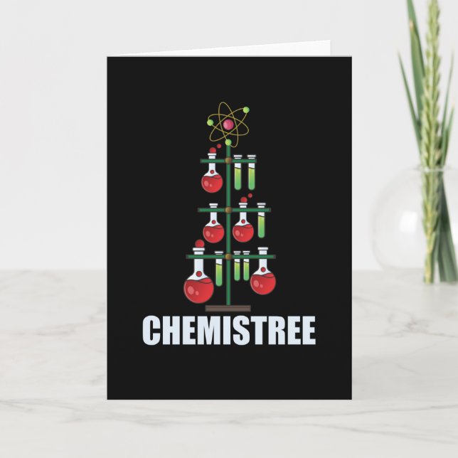 Cartão Professor de Ciência da Química de Natal (Frente)