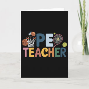 Cartão Professor de Educação Física Futebol Bysketbyll Ap